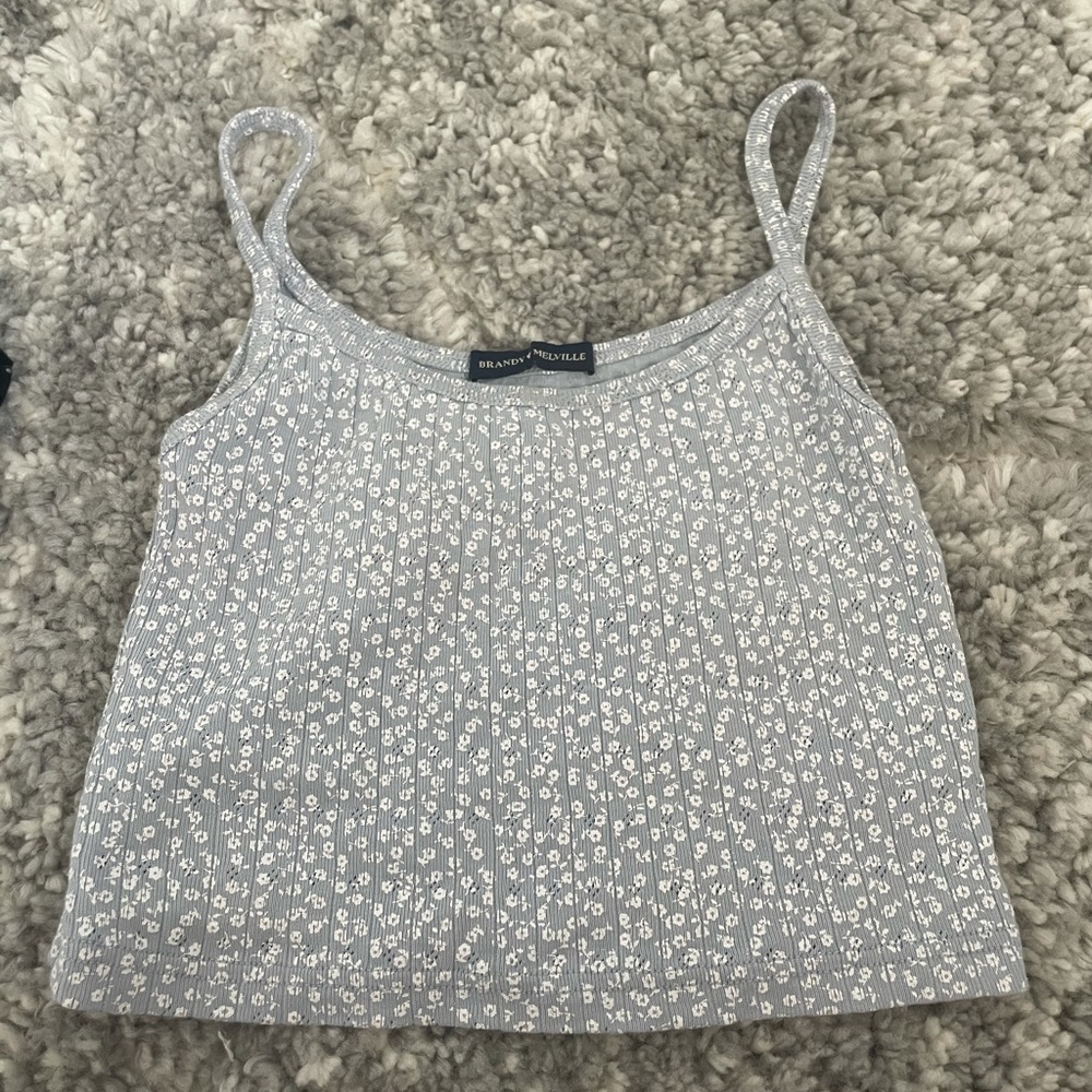 Brandy Melville Floral Tank